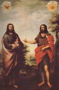 Bartolome Esteban Murillo, John the Baptist to identify the Messiah